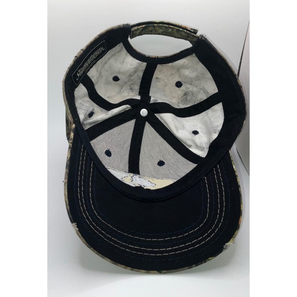 Mossy Oak Camo Baseball Cap Signatures Camouflage Hunting Hat Adjustable Strap - Picture 6 of 8